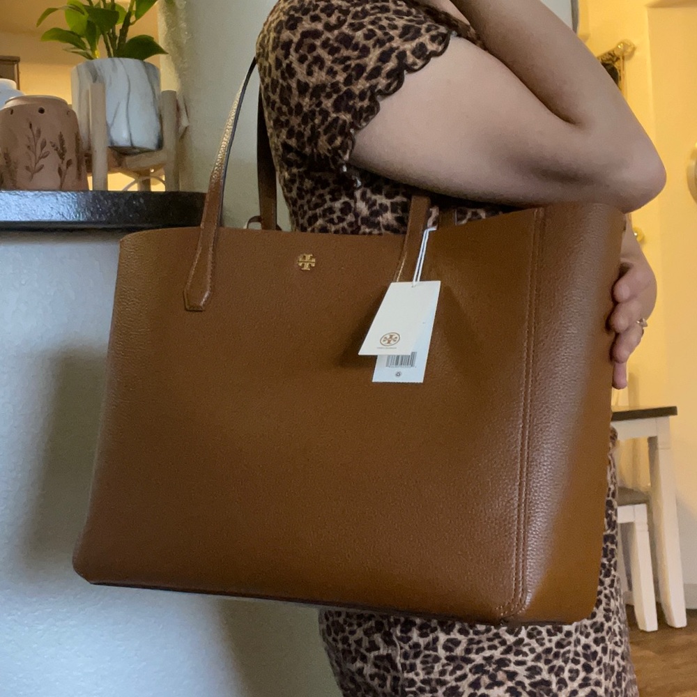 New , tory burch large blake tote & clutch - Picture 14 of 15